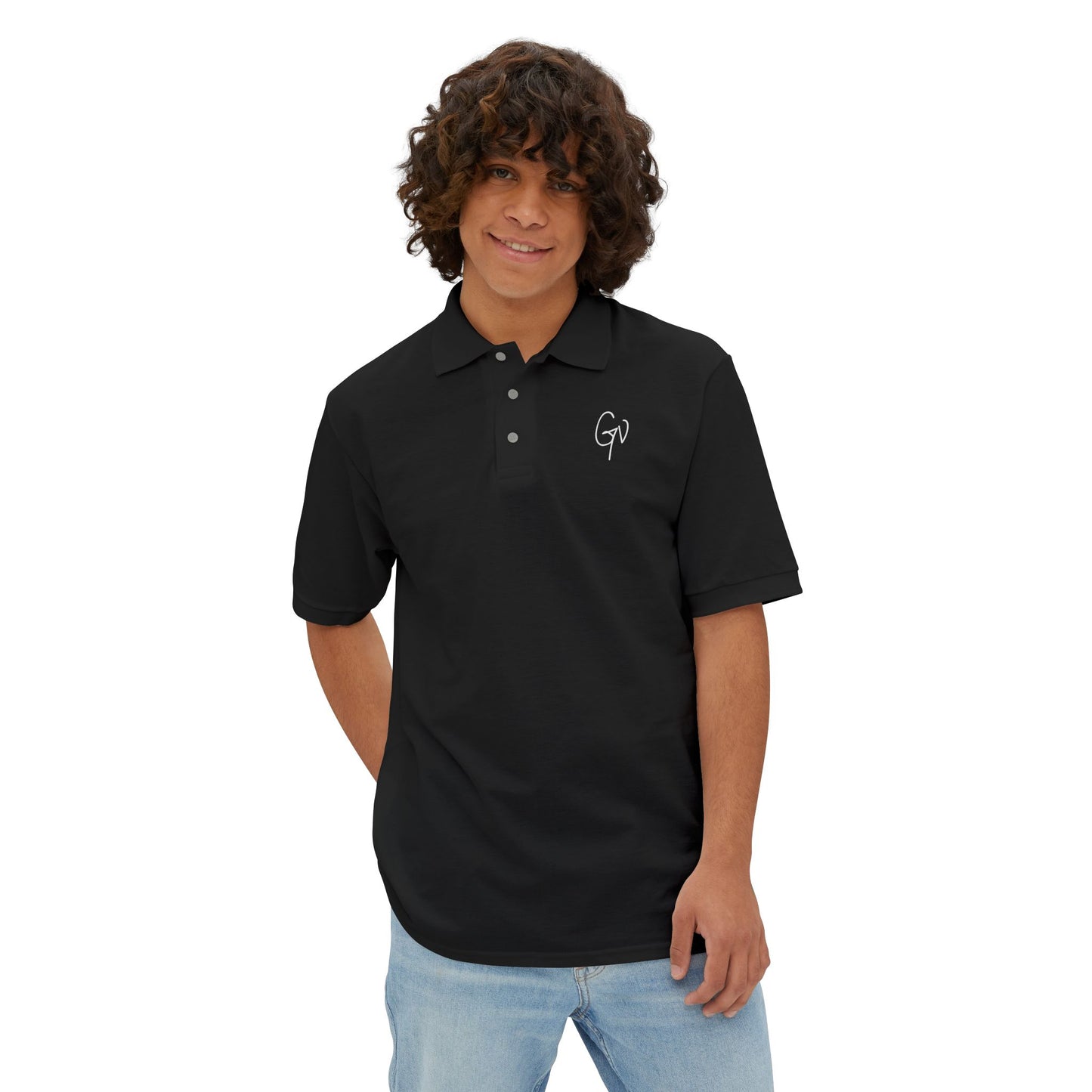 GV Men's Piqué Polo Shirt